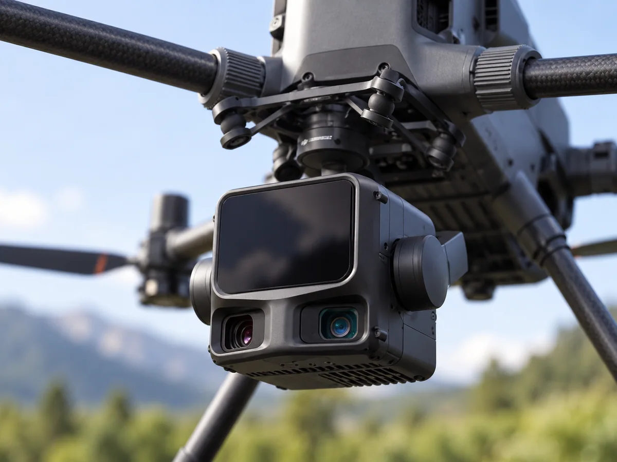 Sensore di rilievo su drone Matrice 400