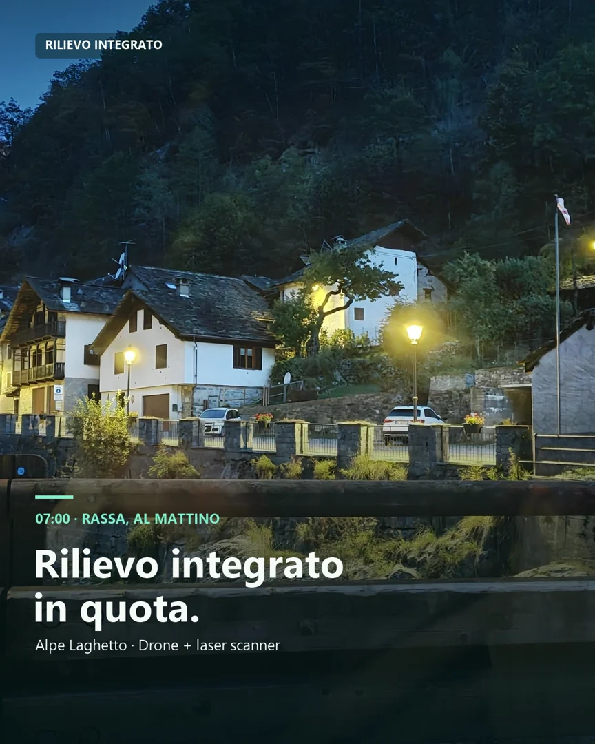 Alpe Laghetto · Rilievo integrato